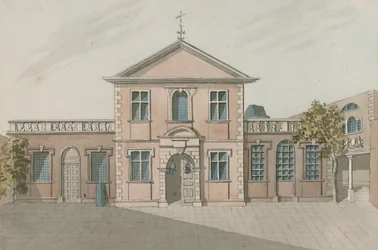 ロンドン理容室外科医ホール、モンクウェルストリート（紙にトイレ）