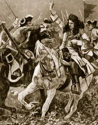 1709年9月11日のマルプラケの戦い：スペイン継承戦争中にシュヴァリエセントジョージが負傷。
