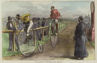 リリーブリッジでの自転車の試合