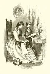 バークは母親に読書