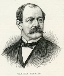 カミーユ・ベルニエ（1823-1902）1884年5月の「イラストレイテッド・ロンドン・ニュース」より（彫刻版