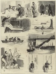 船長のボイトンズが海峡を横断