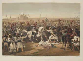 「Shahzadaghsの捕獲と死」、1857