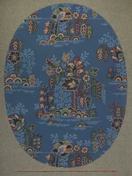 カーペットのデザイン（紙にトイレ）
