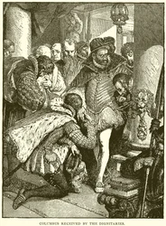 コロンブスは、政府によって受け取られました