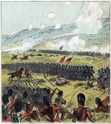 クリミア戦争（1853-1856）：1854年20/09/にロシア軍とイギリス、フランス、トルコの連合軍の間で行われたアルマの戦い。「アルマの戦い」