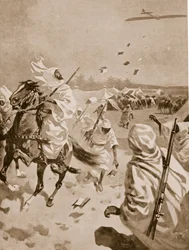 イタロ・トルコ戦争、1911-12年の間にアラブ人にパンフレットを落とす