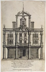 デュークスシアター、ドーセットガーデン、W。シャーウィン（c.1645-1711）によって彫刻された1673