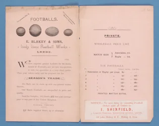 E.ブレイキー＆サンズによって作成された機器カタログ、1895