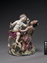 ヨーロッパとアメリカ、チェルシー磁器工場で製造、1760年頃