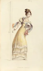 Ackermanns Repository of Artsのイブニングドレス、ファッションプレート
