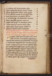 Henry of Huntingdon著『Historia Anglorum』Cotton MS Titus D XXIV, f.127r（ヴェラム）より抜粋。