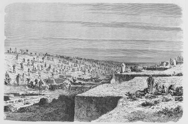 運河での作業中のFellaheen
