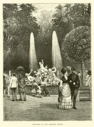 ロイヤルガーデンの噴水