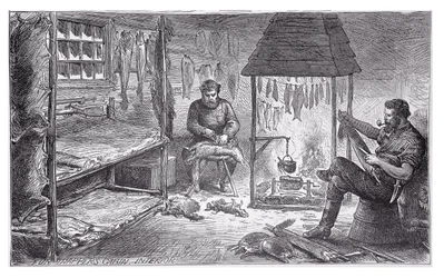 カナダの毛皮トラッパー、1880年