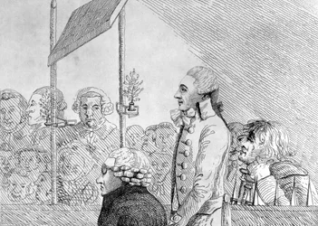 9月17日（金）にOld Baileyで行われた裁判で描かれたGeorge Barrington