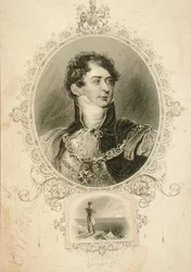 ジョージ4世 (1762-1830) 英国・アイルランド・ハノーバーの王 (エングレーヴィング)