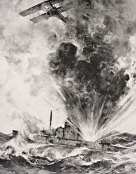 1915年8月26日、ドイツの潜水艦が爆撃され沈没しました。