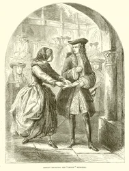 軍団記念碑を受け取るハーレー