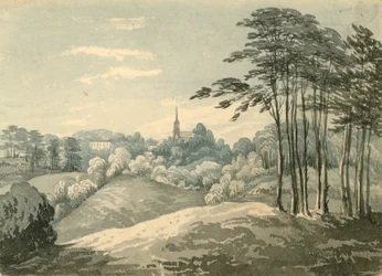 ハムステッド・ヒース出身のロンドン・ハイゲート教会（紙にトイレ）