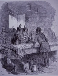 1845年のハドソンズ・ベイ社のトレーディング・ポスト
