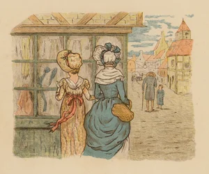 夢、踊り、そして失望』の挿絵（カラーリトグラフ）