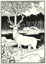 ミュンヒハウゼン男爵の冒険」の挿絵（エングレービング