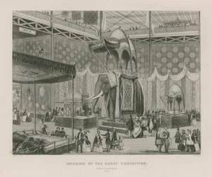 偉大な展覧会のインテリア、1851年、インド省