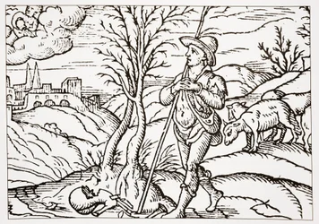 1月、Spensers The Shepherds Calendarから、1579