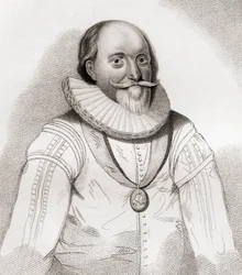 John Erskine, maaliskuun 2./19. jaarli, n. 1558 1634. Skotlantilainen poliitikko. Iconographia Scotica tai Skotlannin maineikkaiden henkilöiden muotokuvat, julkaistu 1797.