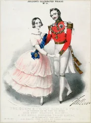 Jullien&39;s Celebrated Polkas No.9：M.とN. Hanhartによる女王と王子アルバートのポルカ（クロモリト）