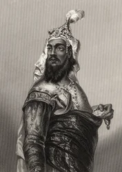 1858年に発行された「インドの反乱の歴史」からのクーアシン