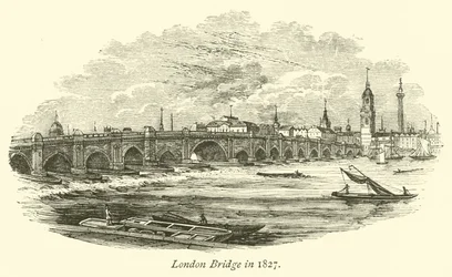 1827年のロンドン橋