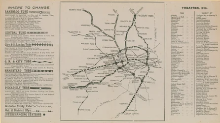 ロンドン地下鉄マップ