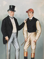ファルマス卿とフレッドアーチャー（1857-1886）（紙のトイレ）