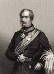 1858年に出版された「インド反乱の歴史」からのヘンリーハブロック少将