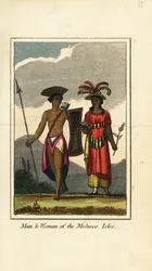 Molucco Isles（マルク諸島）の男と女