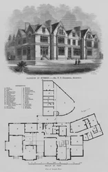 サリーの邸宅（エングレーヴィング）