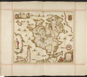 ジーランドの地図