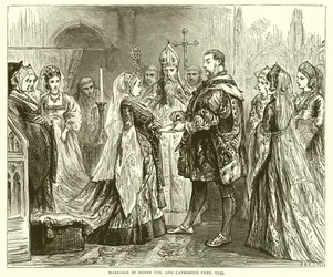 ヘンリー8世とキャサリンパーの結婚、1543年