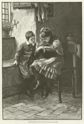 メアリーは彼の合計で彼女の兄弟を助けました