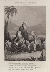 喪に服した女性たち アモス5世16節（エングレーヴィング