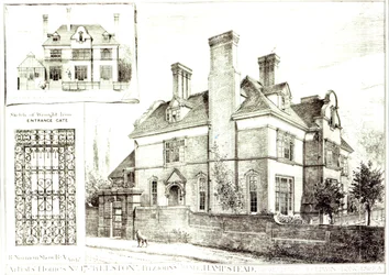 No.17 Kelston、St. Johns Avenue、The Building News、1882年2月10日より