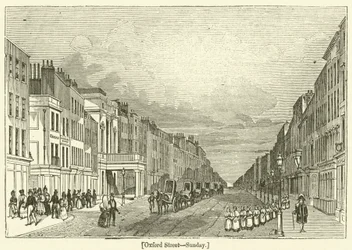 オックスフォード・ストリート、日曜日（エングレービング