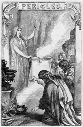 Pericles, Prince of Tyre - Pericles, Prince of Tyre - Illustrated in "Completes de William Shakespeare" 1866 - この版の図版と一般的な形式は、ロンドンで出版されたCassell