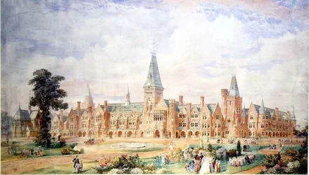 学校や大学のためのパースペクティブ・デザイン、1865年頃