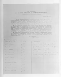 1861年、視力障害のために解雇された従業員に代わってロンドンおよびノースウェスタン鉄道会社の取締役への請願
