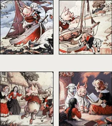 豚と子羊がセーリングに行く