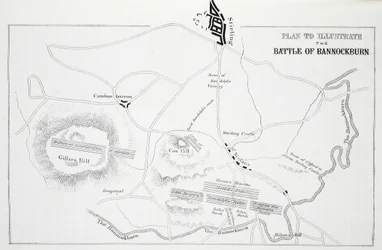 バノックバーンの戦いを説明する計画