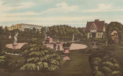 プリマス: スイス ロッジ アンド ガーデンズ、デボンポート パーク (カラー リソ)